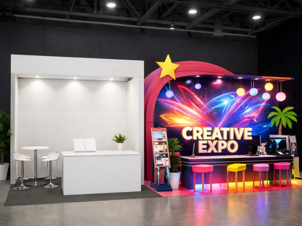 В каком стиле выгоднее оформить выставочный стенд: минимализм vs яркий стенд