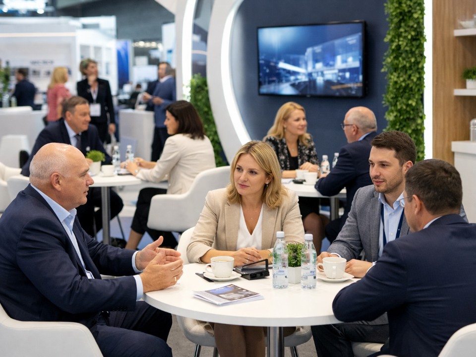 Почему важно расположить переговорную зону на выставочном стенде?